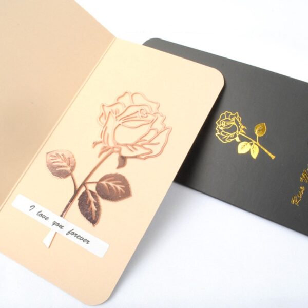 1PC Beautiful Rose Gold Metal Bookmark Fashion Electroplated Rose Gold Clips for Books Paper Creative Products 3