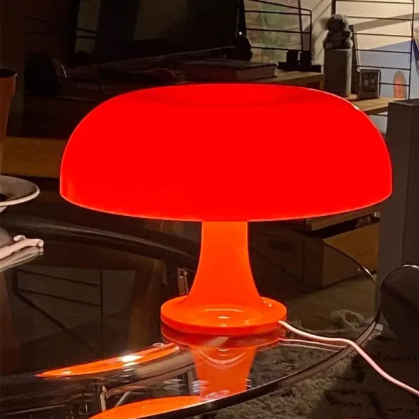 Led Mushroom Table Lamp for Hotel Bedroom Bedside Living Room Decoration Lighting Modern Minimalist Creativity Desk 2