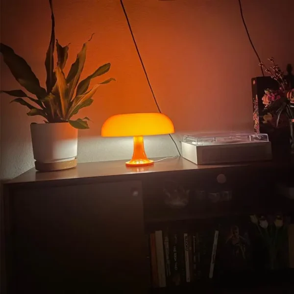Led Mushroom Table Lamp for Hotel Bedroom Bedside Living Room Decoration Lighting Modern Minimalist Creativity Desk 3