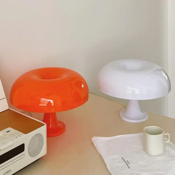 Led Mushroom Table Lamp for Hotel Bedroom Bedside Living Room Decoration Lighting Modern Minimalist Creativity Desk 4