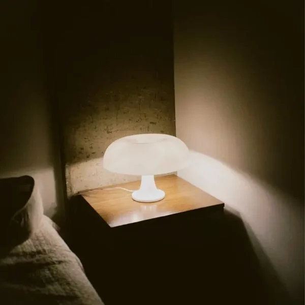 Led Mushroom Table Lamp for Hotel Bedroom Bedside Living Room Decoration Lighting Modern Minimalist Creativity Desk 5