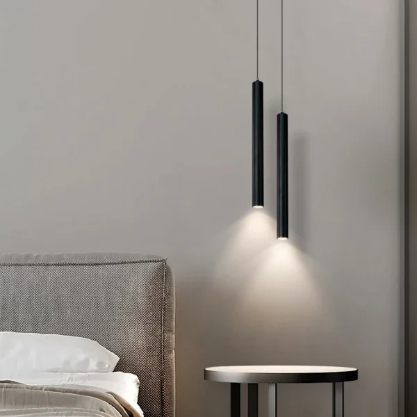 Modern Nordic Led Pendant Lamp Double head Pendant Light Dining Room 2m Hanging Lamp Pipe Decora 3