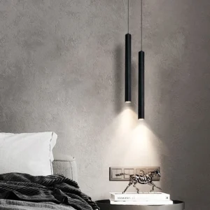 Modern Nordic Led Pendant Lamp Double head Pendant Light Dining Room 2m Hanging Lamp Pipe Decora